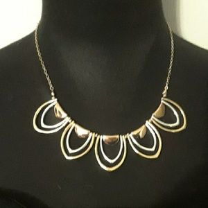 Mixed Metals Statement Necklace